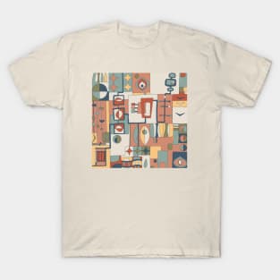 Mid Century Modern All Over Print T-Shirt